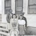 1940?-Velma-Shirley-Dennis-Marian-Harry-Bates-Cabins-Gettysburg-South-Dakota.jpg